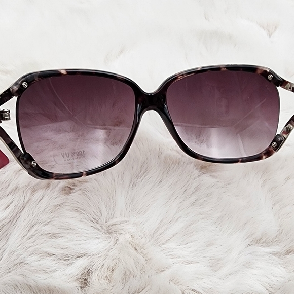 Merona NWT‎ tortoise shell overviews square shaped sunglasses - Picture 8 of 8